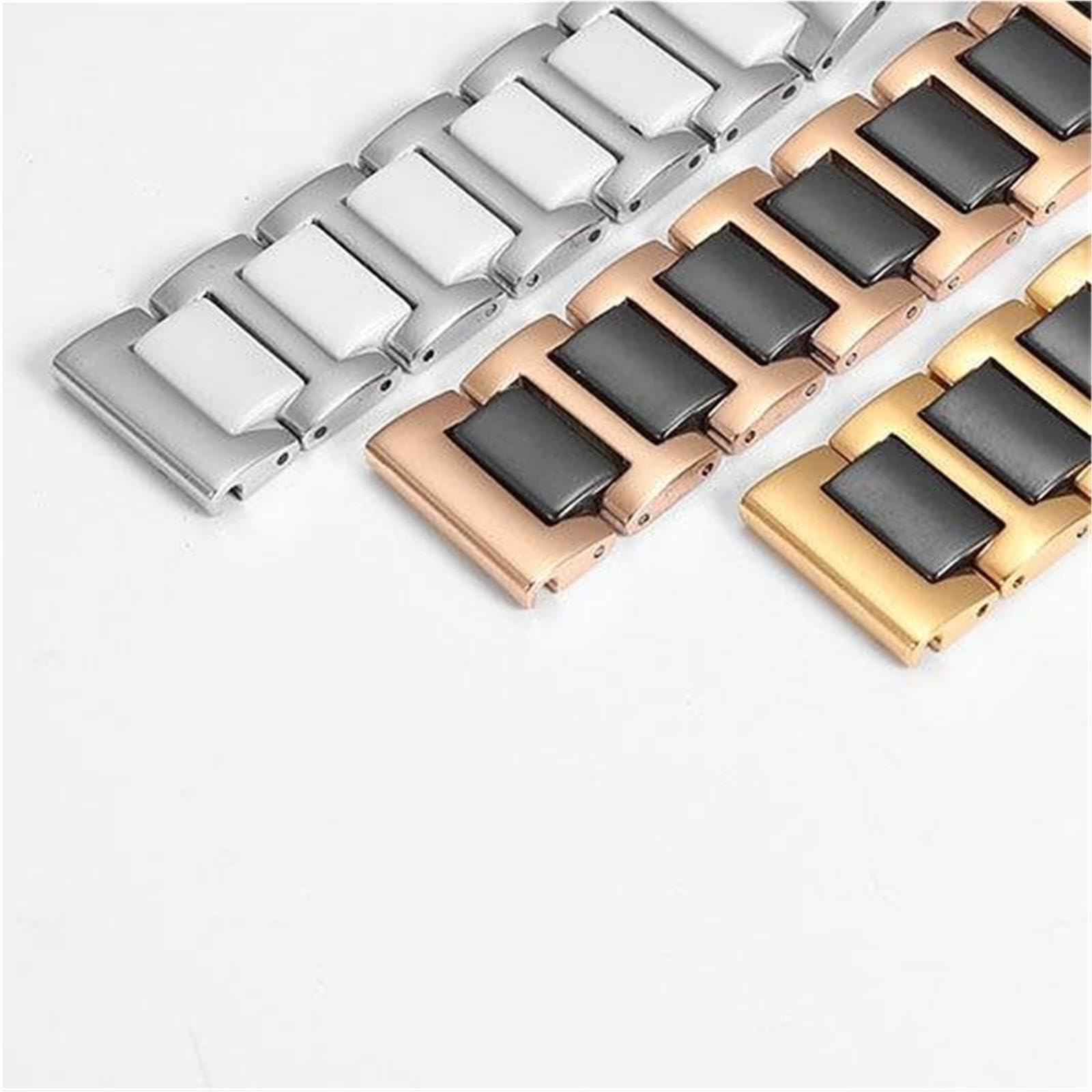 correa de reloj Correa de reloj cerámica liberación rápida, accesorios banda negocios informales unisex