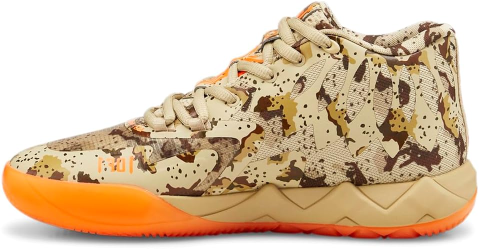 【未使用✨️28㎝】PUMA MB.01 Digital Camo デジタルカモ PUMA Tênis de basquete masculino Mb.01 Digital Camo - Bege, Ouro