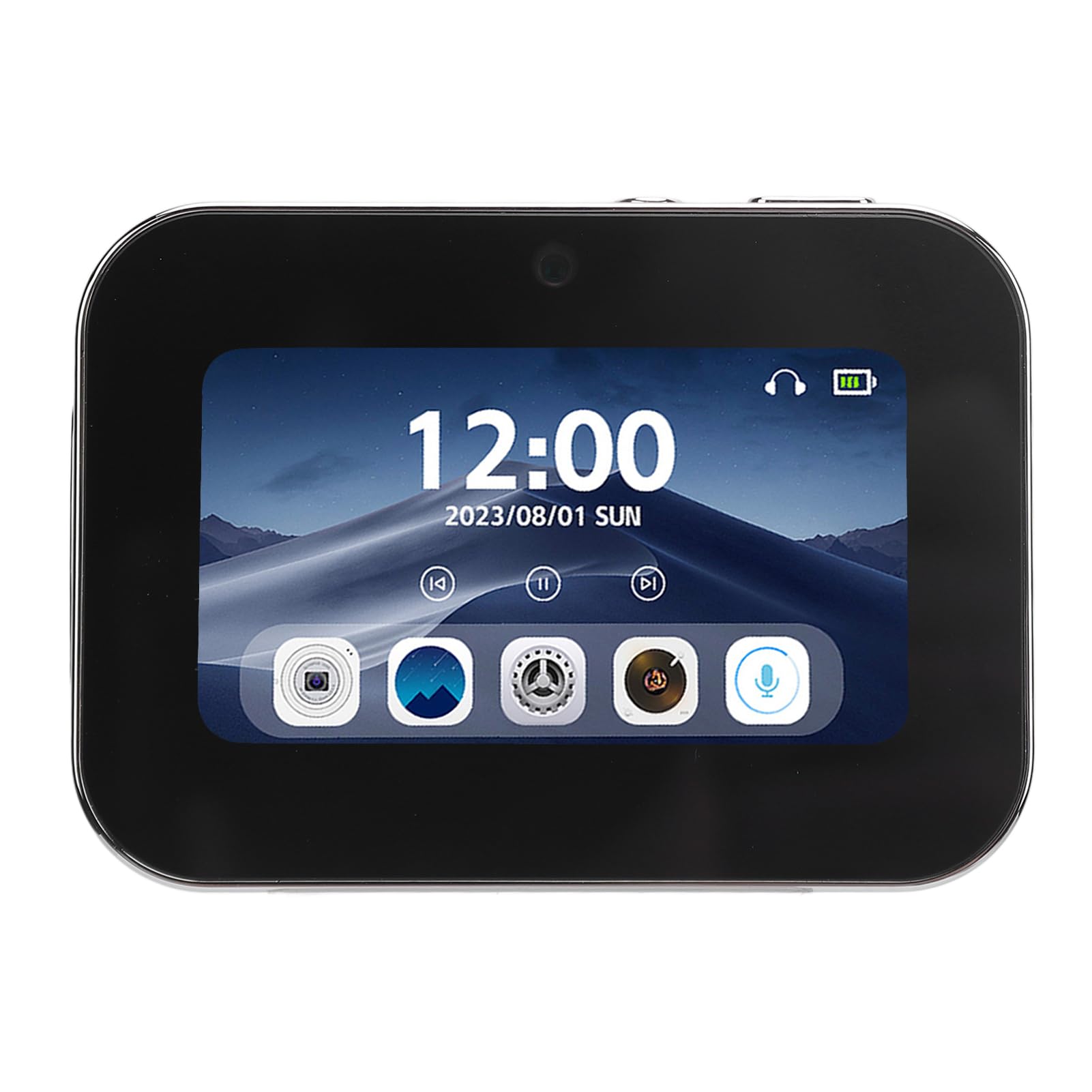Aparat Cyfrowy, 64 MP 4K z 3 Obiektywami i Zoomem Dotykowym 16X, 3-calowy Ekran Dotykowy OLED, Noktowizor, Błyskowa z Głośnikiem z Budzikiem, do Fotografowania Wieloma