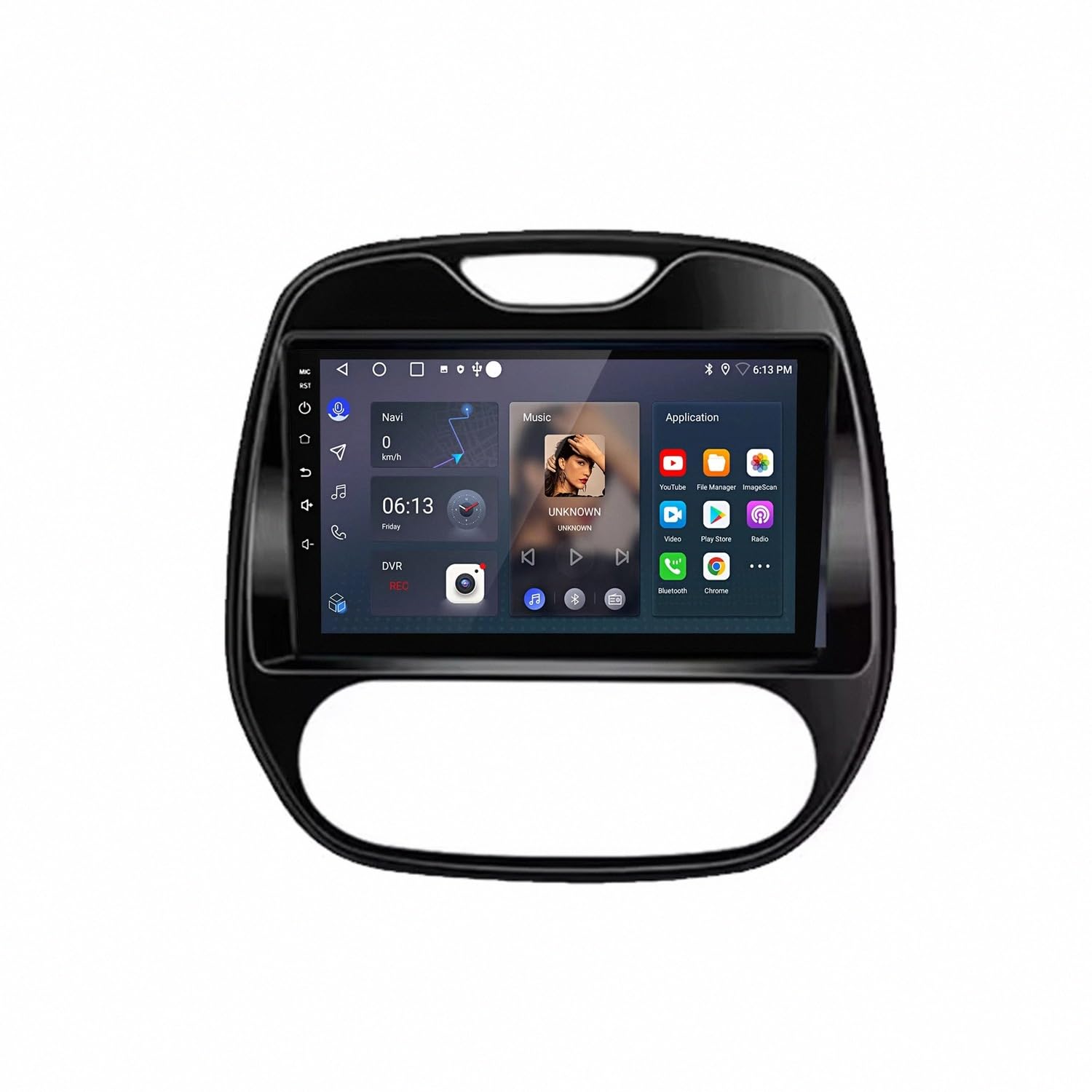 Radio de coche Bluetooth con Carplay para Renault Captur 2013-2016 y espejo Mirror Link HD 8