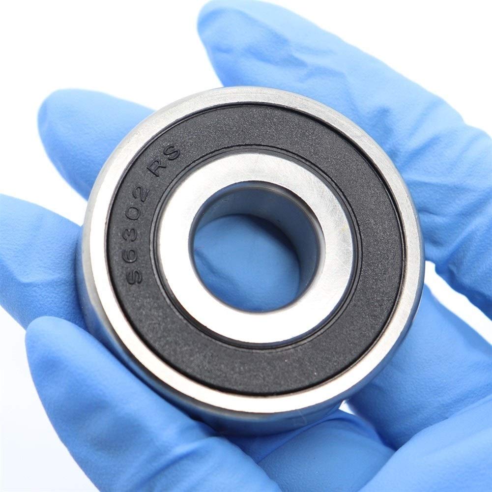 Roulements à billes S6302RS ABEC-3 en acier 440C pour une rotation de haute précision
