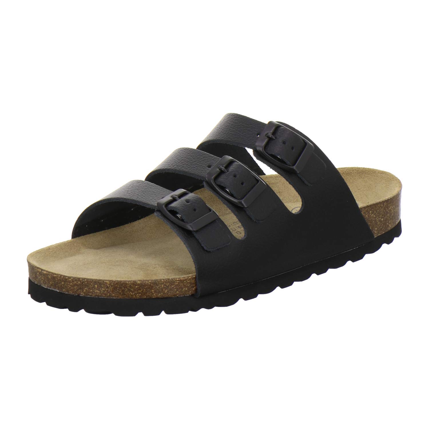 AFS-Schuhe 2133 - Pantuflas deportivas para mujer de piel, prácticas y cómodas, fabricadas en Alemania