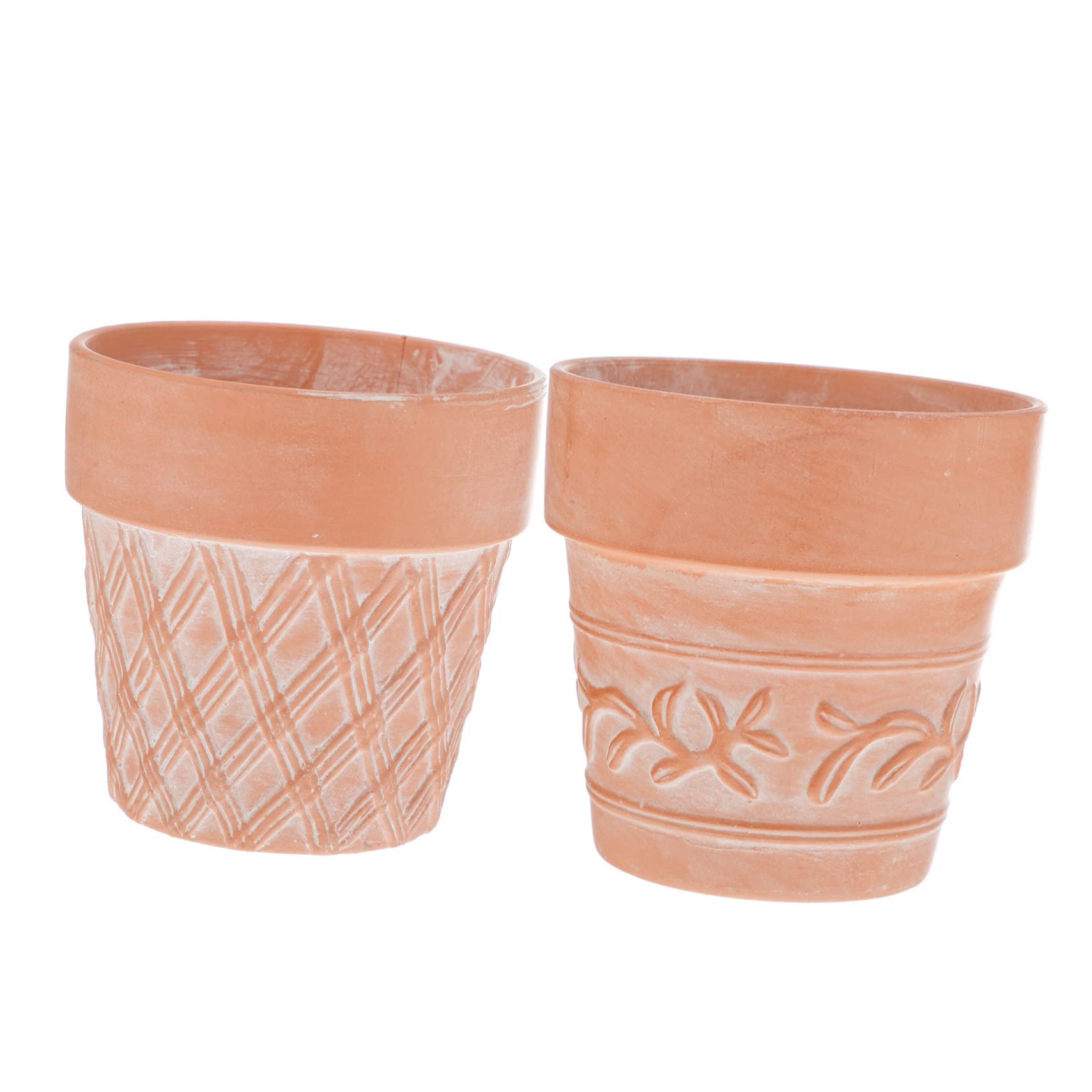 Pot de fleurs en terre cuite rouge plantes d'intérieur et extérieur pot céramique Happyyami
