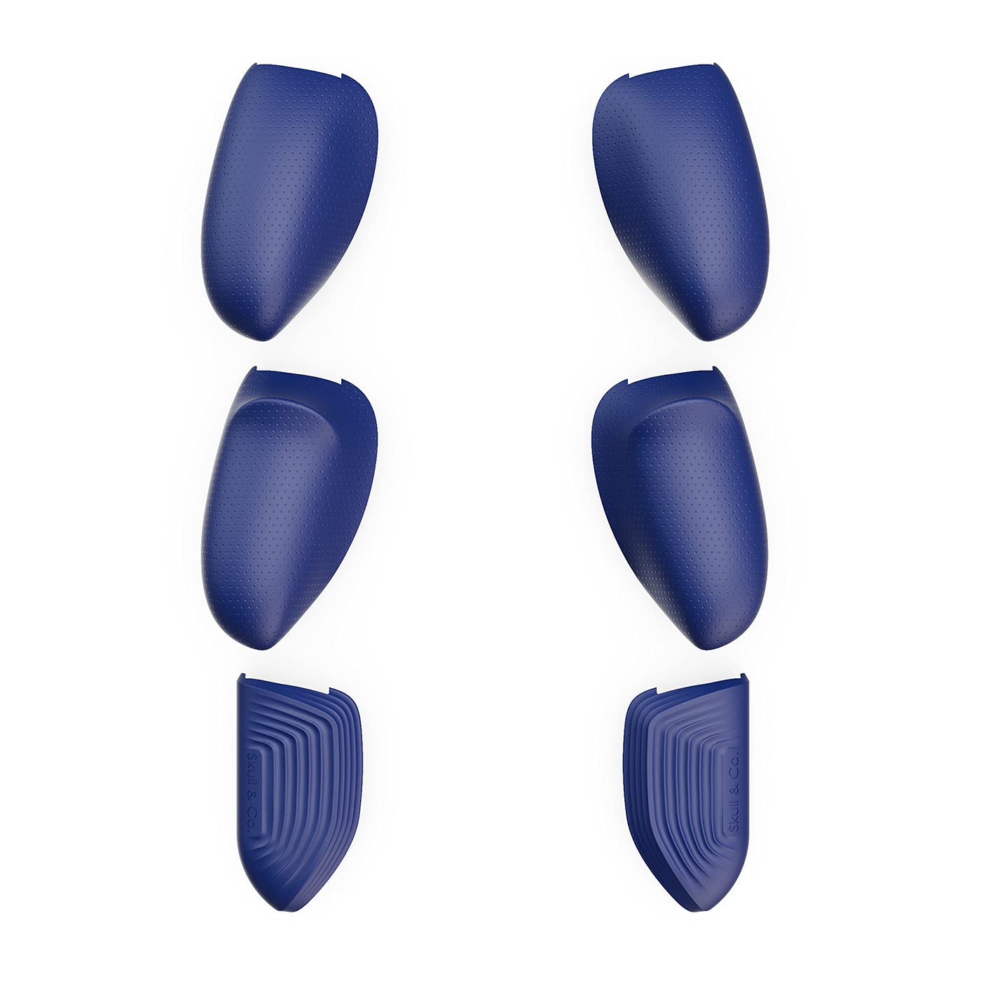 Skull & Co. Interchangeable Lite Grip Set for GripCase Lite: Snap/Trigger/Plus Grips [to fit All Hands Sizes] for Nintendo Switch Lite [3 Pairs]- Blue