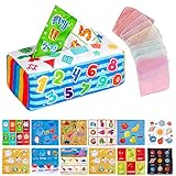 Juguete de Bebe Caja de Pañuelos, Caja Interactiva de Tejido de Tela Educativos de Aprendizaje Preescolar para Bebé Niños Pequeños 6-24 Meses