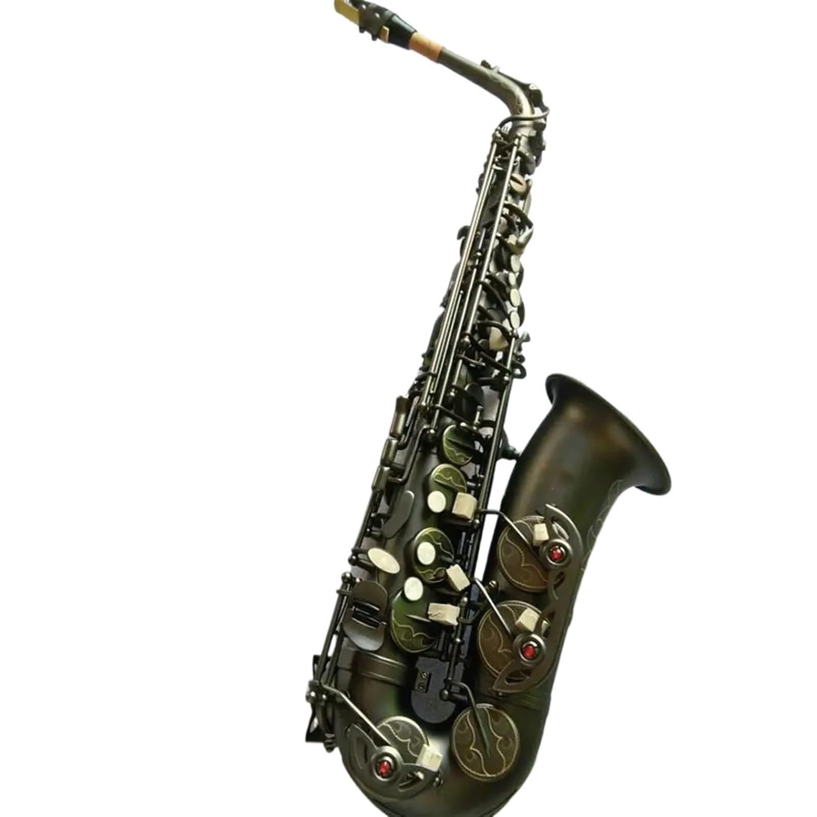 Saksofon Saksofon Altowy Matowy Czarny Saksofon Altowy Ustnik Reed Neck Akcesoria Do Instrumentów Muzycznych