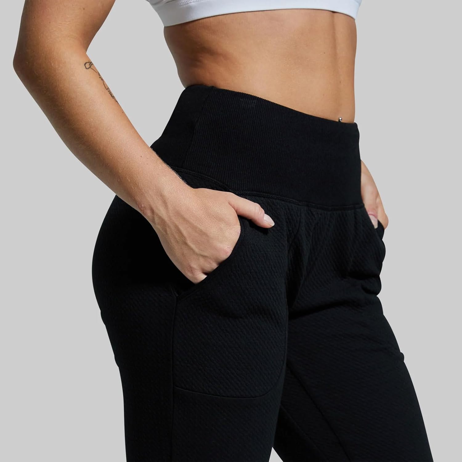 Heather Oatmeal Cloud Jogger for Women by Born Primitive - Image 4