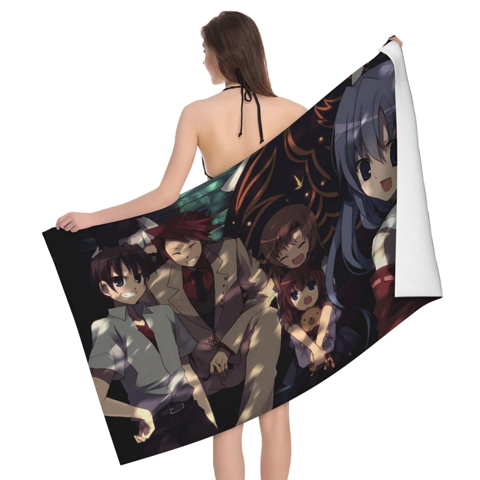 Amazon.co.jp: ひぐらしのなく頃に バスタオル マイクロファイバー