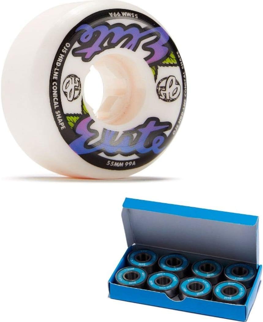 OJ Elites Hardline 99a Skateboard Wheels 55mm with CCS