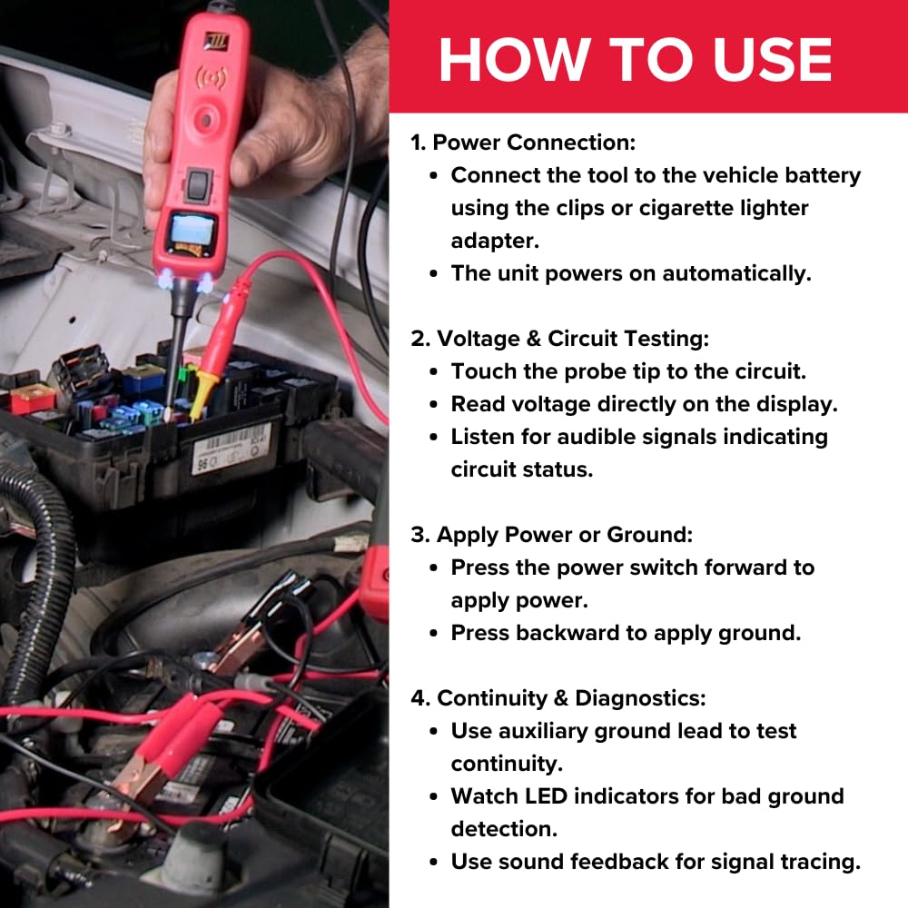 Amazon.co.jp: POWER PROBE III サーキットテスター テストリード