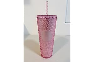 Starbucks Sakura Cherry Blossom Pink Chain Soft Touch 24oz Tumbler