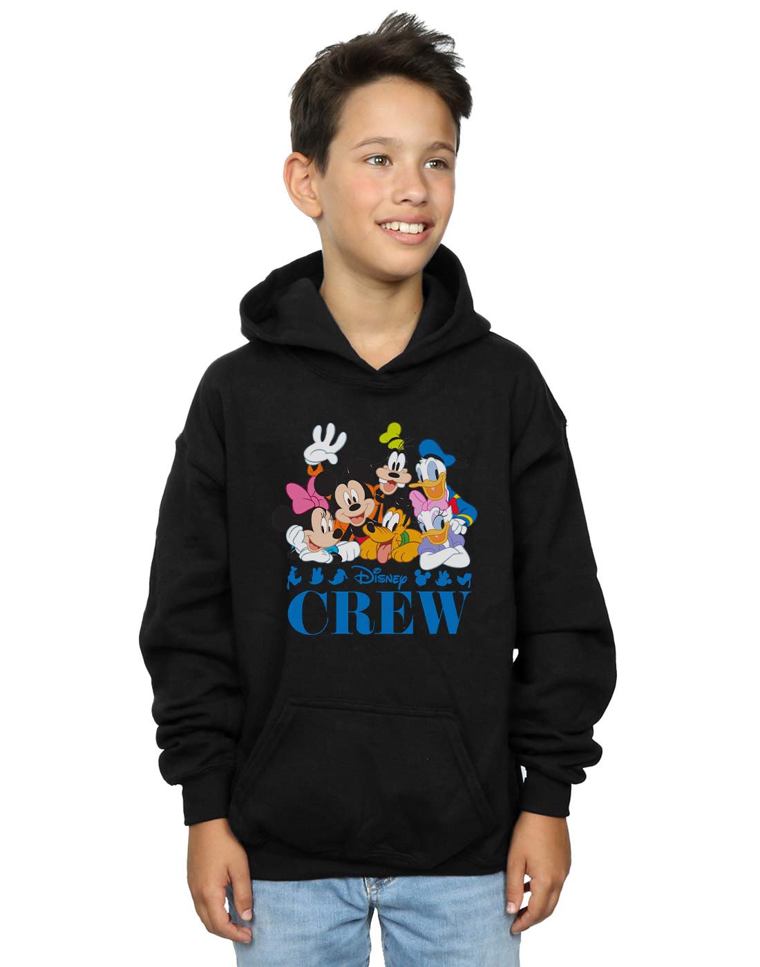 Disney Boys Mickey Mouse Disney Friends Hoodie Black 7-8 Years