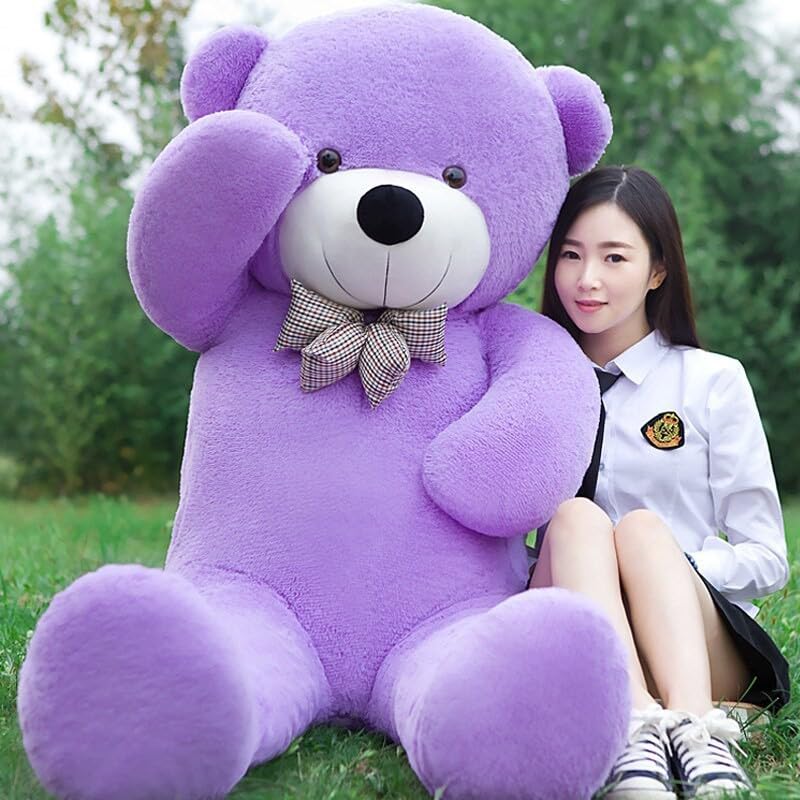 Teddywala Adorable Teddy Bear Purple Color Medium Size 3 Feet for Your Loved One