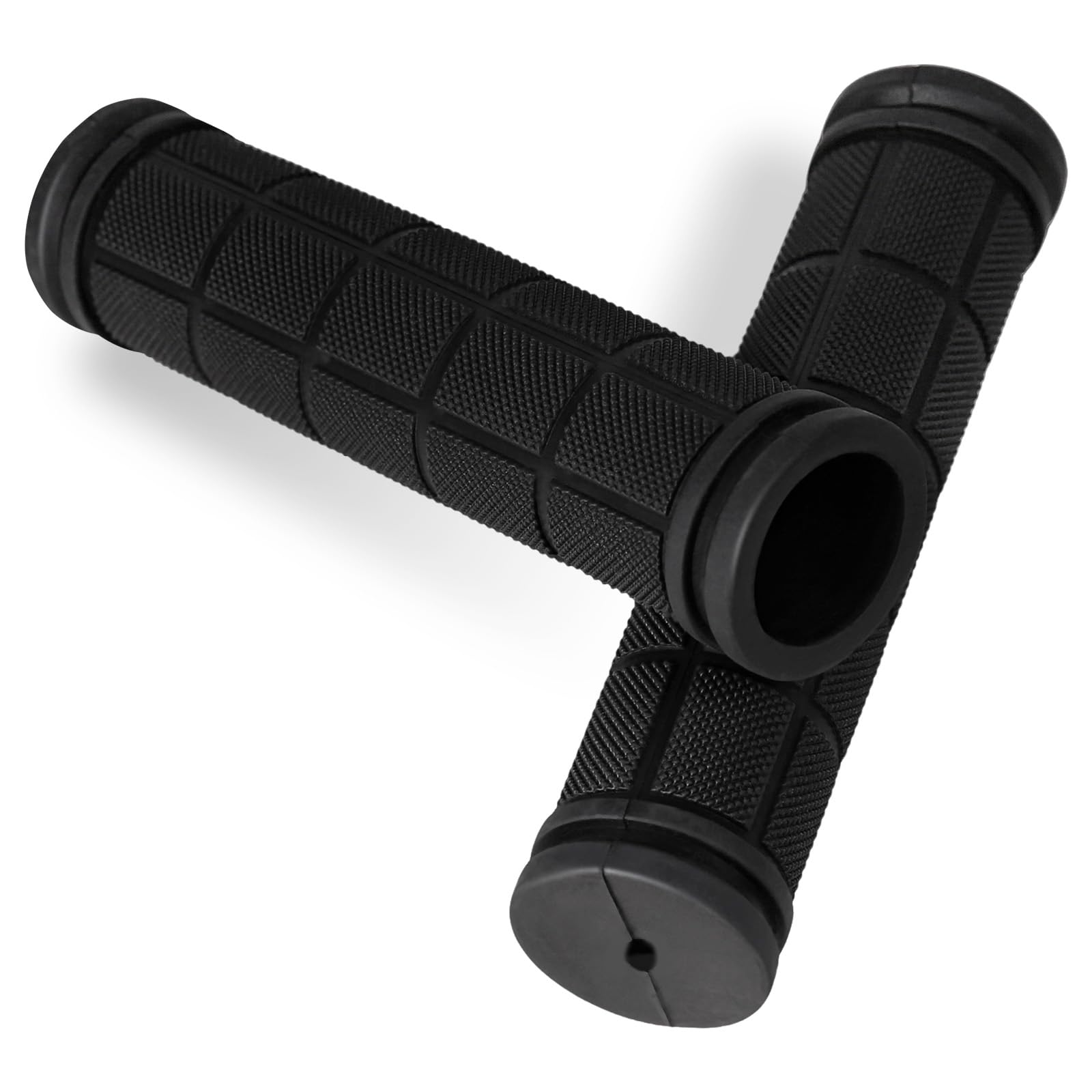 Puños para bicicleta, 1 par, 22 mm, mangos ergonómicos, goma suave antideslizante para bicicletas de montaña, bicicleta eléctrica, bicicleta de ciudad, manillar de bicicleta