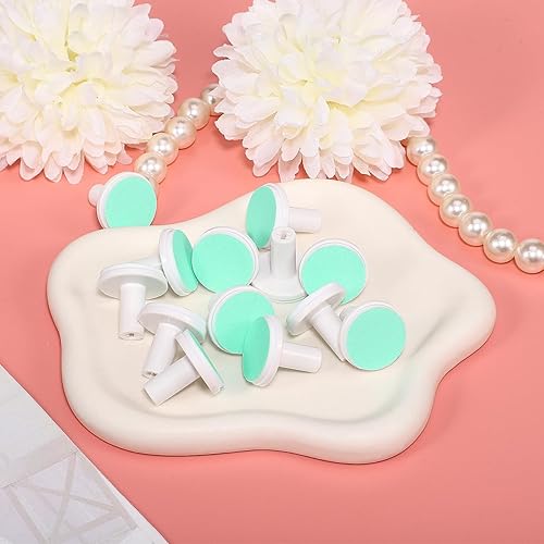 Miniatura 7 de VICASKY 24 piezas de cabezales de repuesto para lima de uñas para bebés, almohadillas de búfer eléctricas para bebés, recortadora de papel de lija