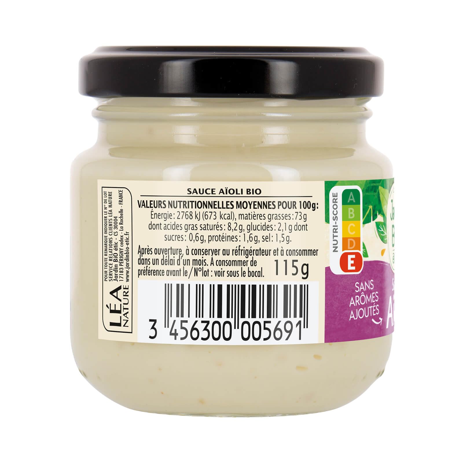 Jardin BiO étic - Sauce Aïoli