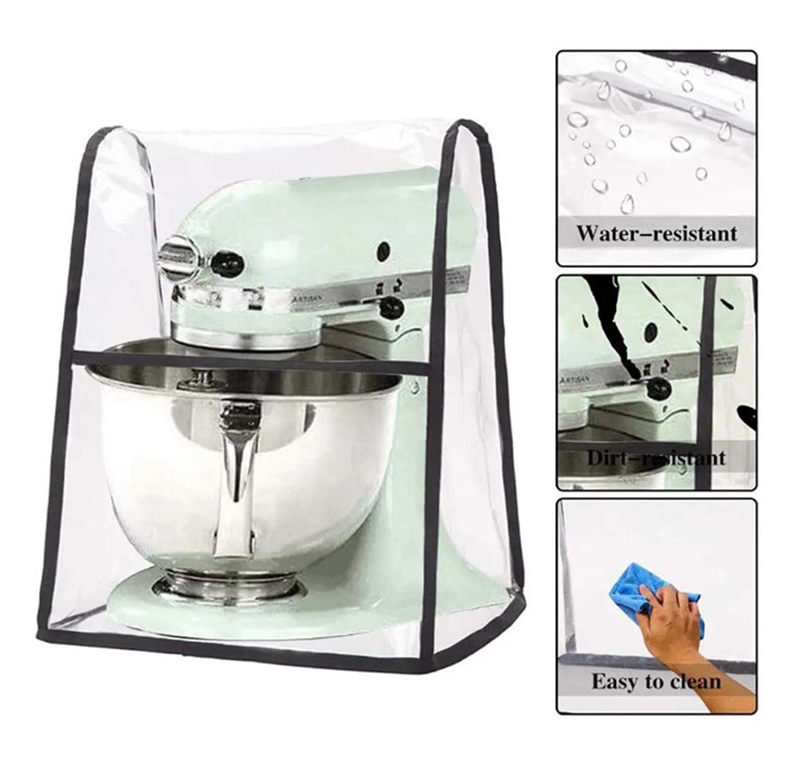 Couvercles De Protection Transparents Pour Mélangeurs - 10 Housses élastiques Anti-poussière - Taille Unique élastique - Pour Petits Appareils électroménagers