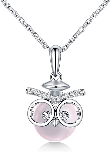 Regalos de graduación para ella 2023, collares de graduación de búho del juicio para mujeres y niñas, regalos de graduación de escuela secundaria