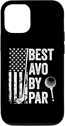 Miniatura 4 de Funda para iPhone XXS Best Avo By Par con bandera de Estados Unidos, golf, día del padre, juego de palabras