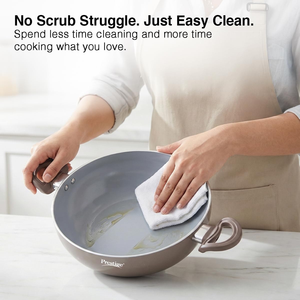Prestige Ceraglide Kadai - Non-Stick Cookware -8