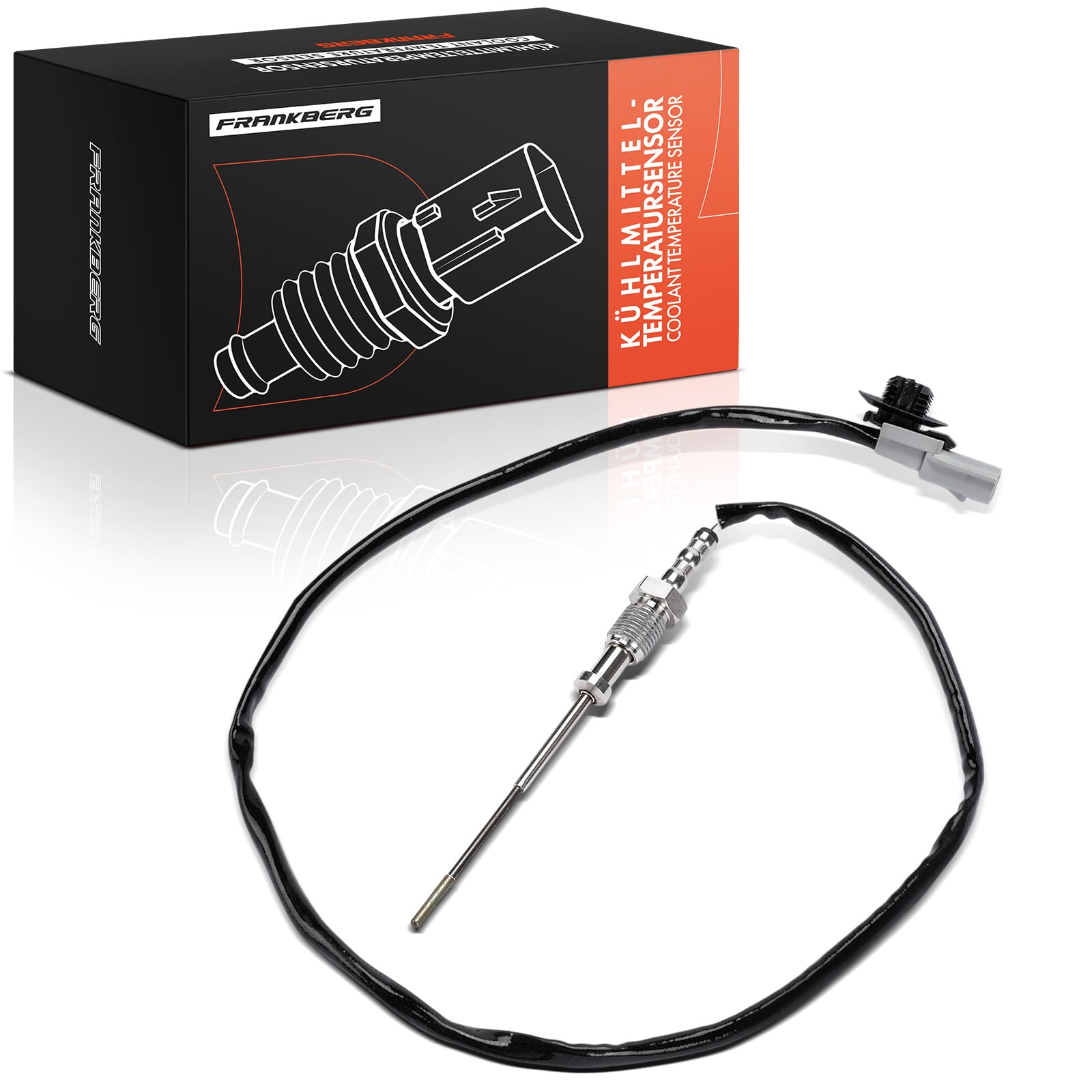 Frankberg Capteur de température du liquide de refroidissement 226400467R | Compatible avec: X-Trail T32 T32R T32RR, Boîte Vivaro B X82, Vivaro Combi X82, Qashqai II SUV J11 J11