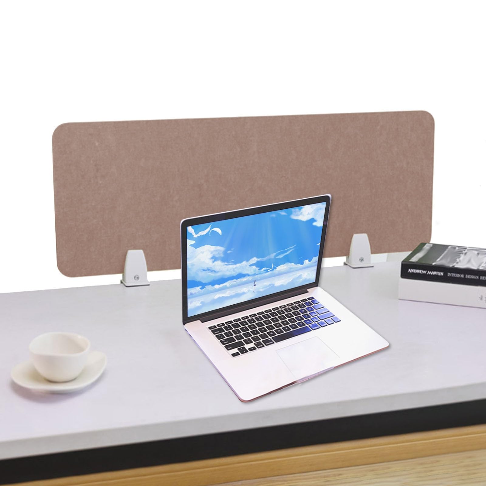 HJYCLFAZU Portable Acoustic Desk Divider for Home Office or Classroom Soundproof Privacy Panel with Clamps Workstation Separation
