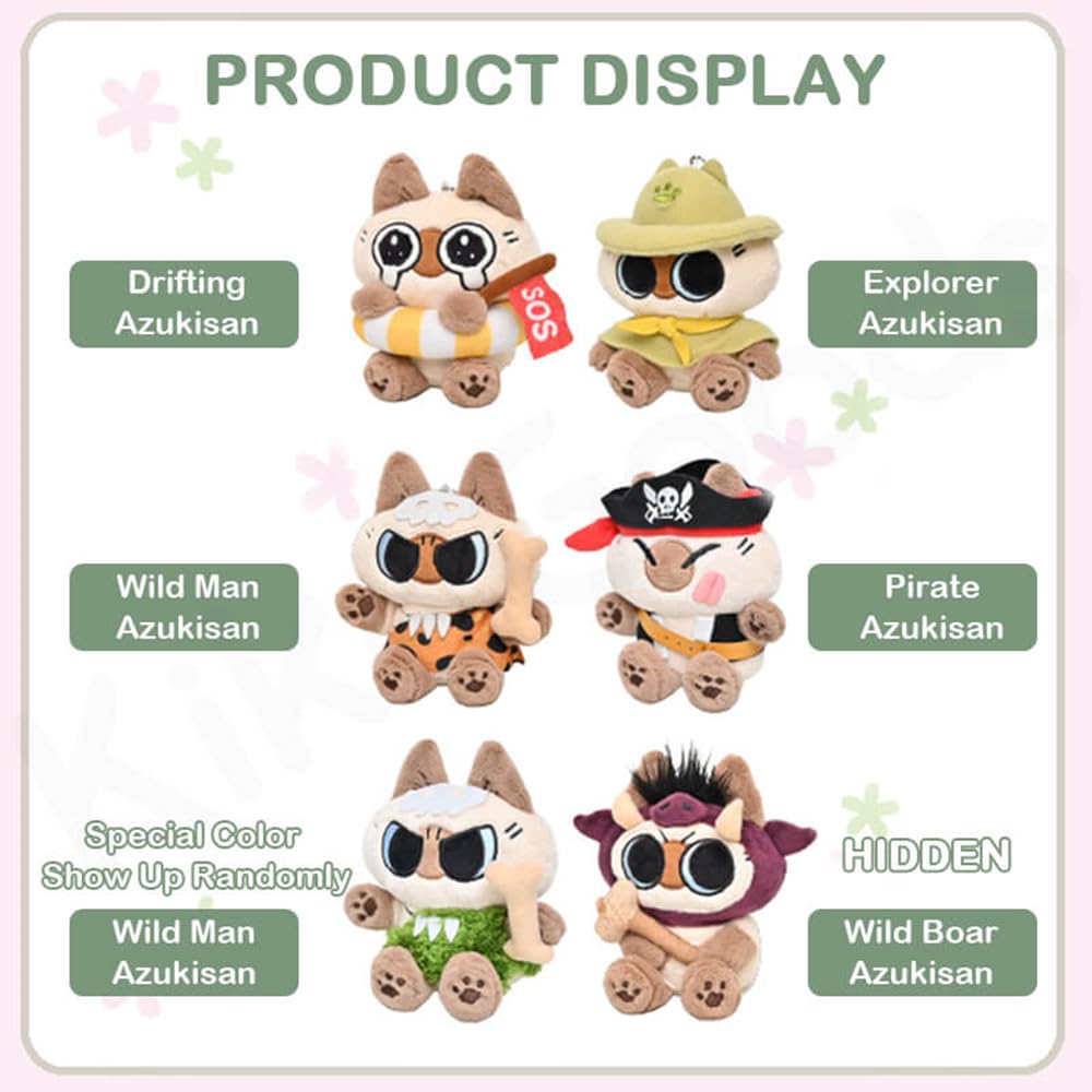 taibaihu Nobeko Azukisan's Island Travelogue Series 4PCs Plush