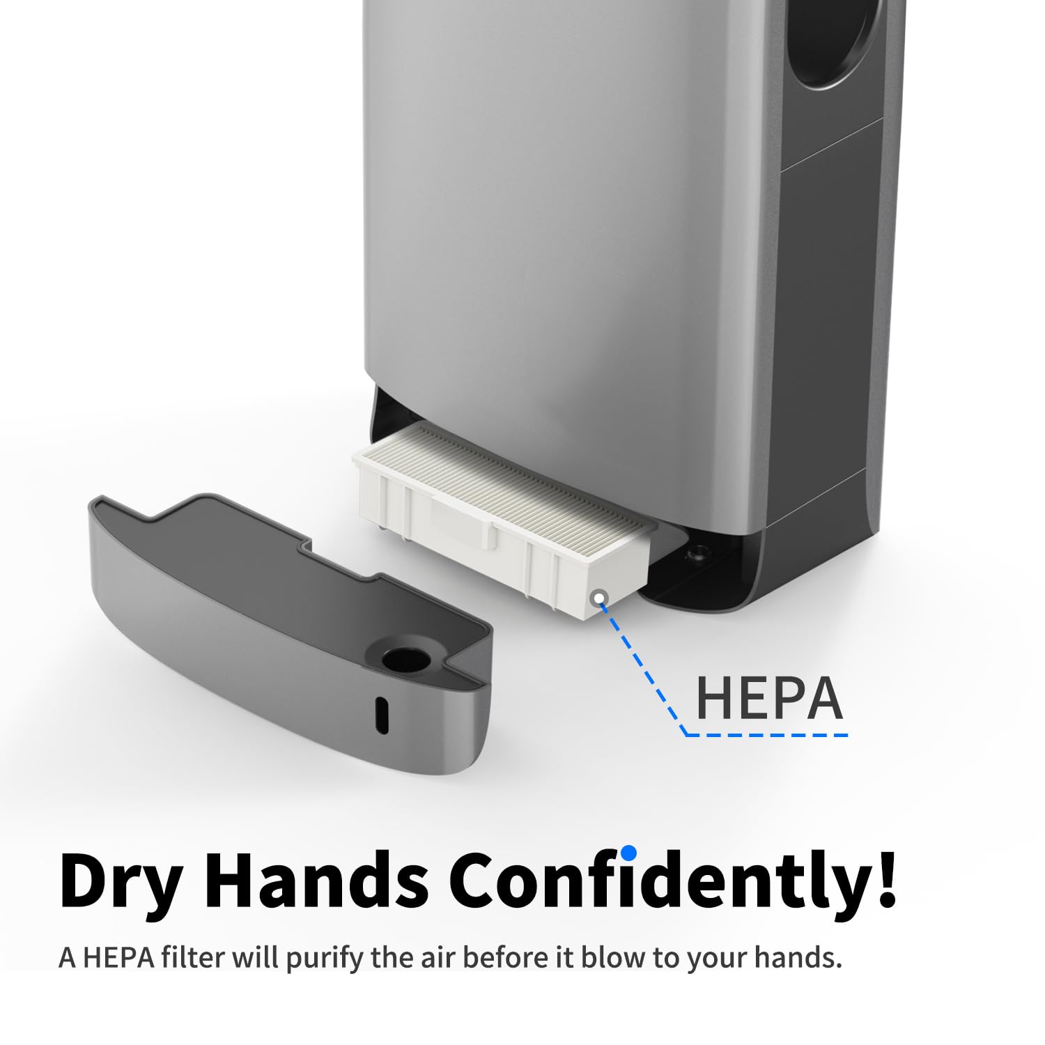 anydry 2065 Filtre HEPA Efficace Compatible avec Le Remplacement du Sèche-Mains à Jet Haute Vitesse