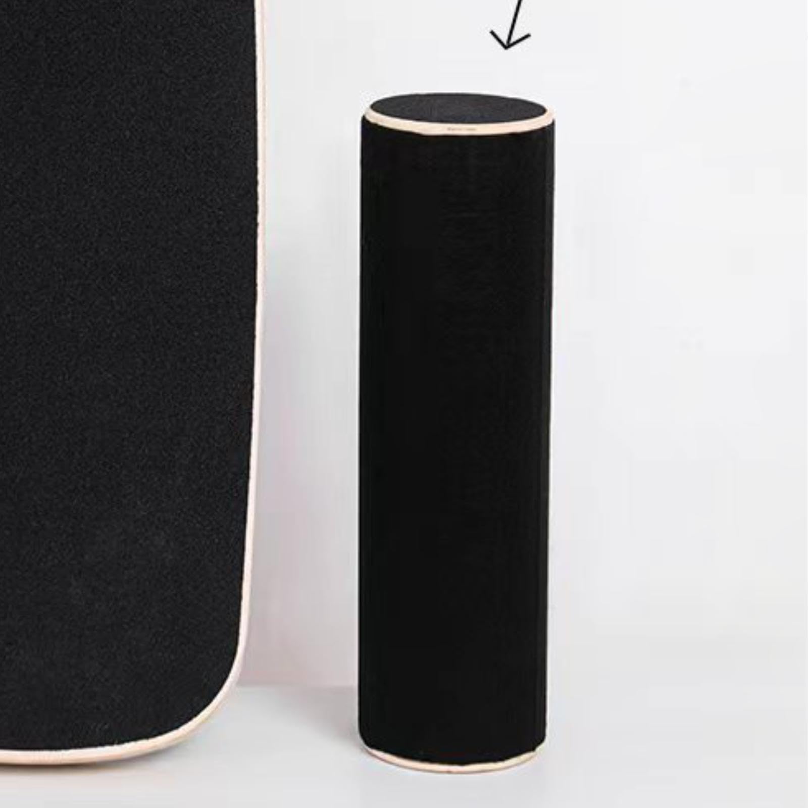 Balance Board Ausilio di Equilibrio in Legno con Rullo per Allenamento Stabilità Training Esercizio Equilibrio Portatile Adatto Sport