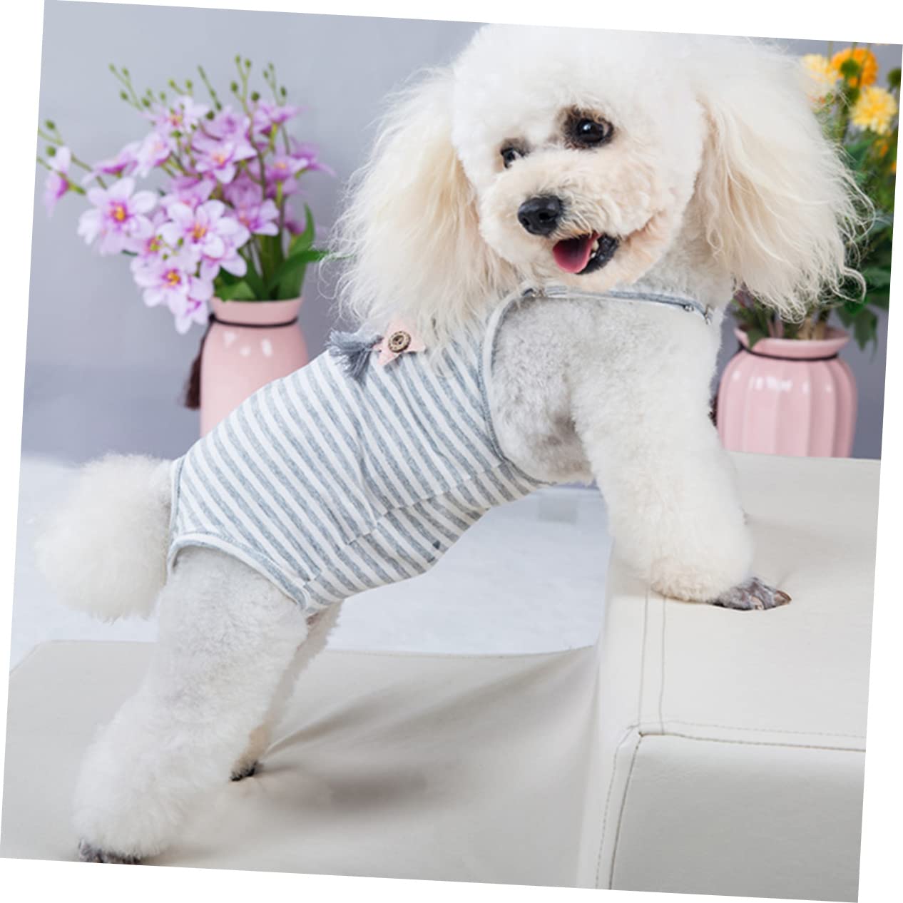 Abaodam Pet Sanitary Pants for Female Dogs Breathable and Moisture Absorbent Diaper Comfortable Cloth Design for Puppies and Dogs Heat for Indoor Use