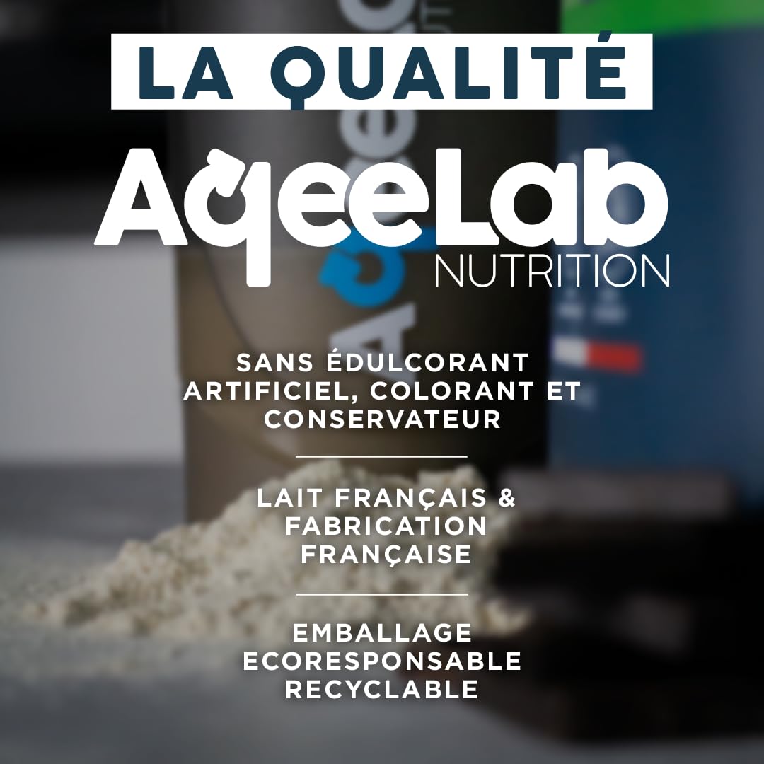 Whey Native concentrée - Vanille - 810 g - Efficacité maximale - Fabriquée en France - AqeeLab Nutrition : la marque Française & écoresponsable