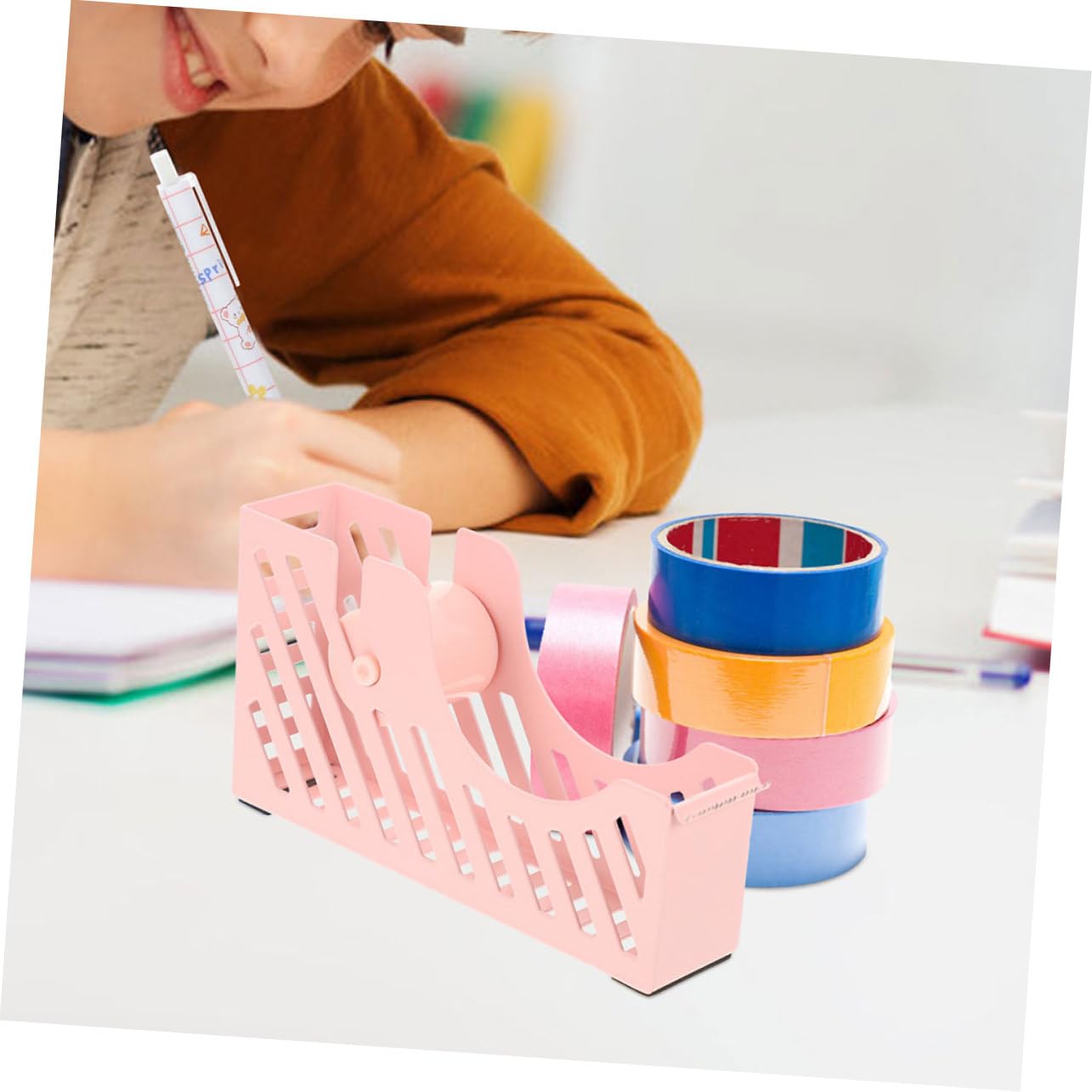 Gadpiparty 3 Sätze Tragbarer Klebebandspender und Heftklammern Entferner für Bürobedarf für Zuhause Hochwertigem und Gefertigt Leicht für Schnelles und Müheloses von Klebeband