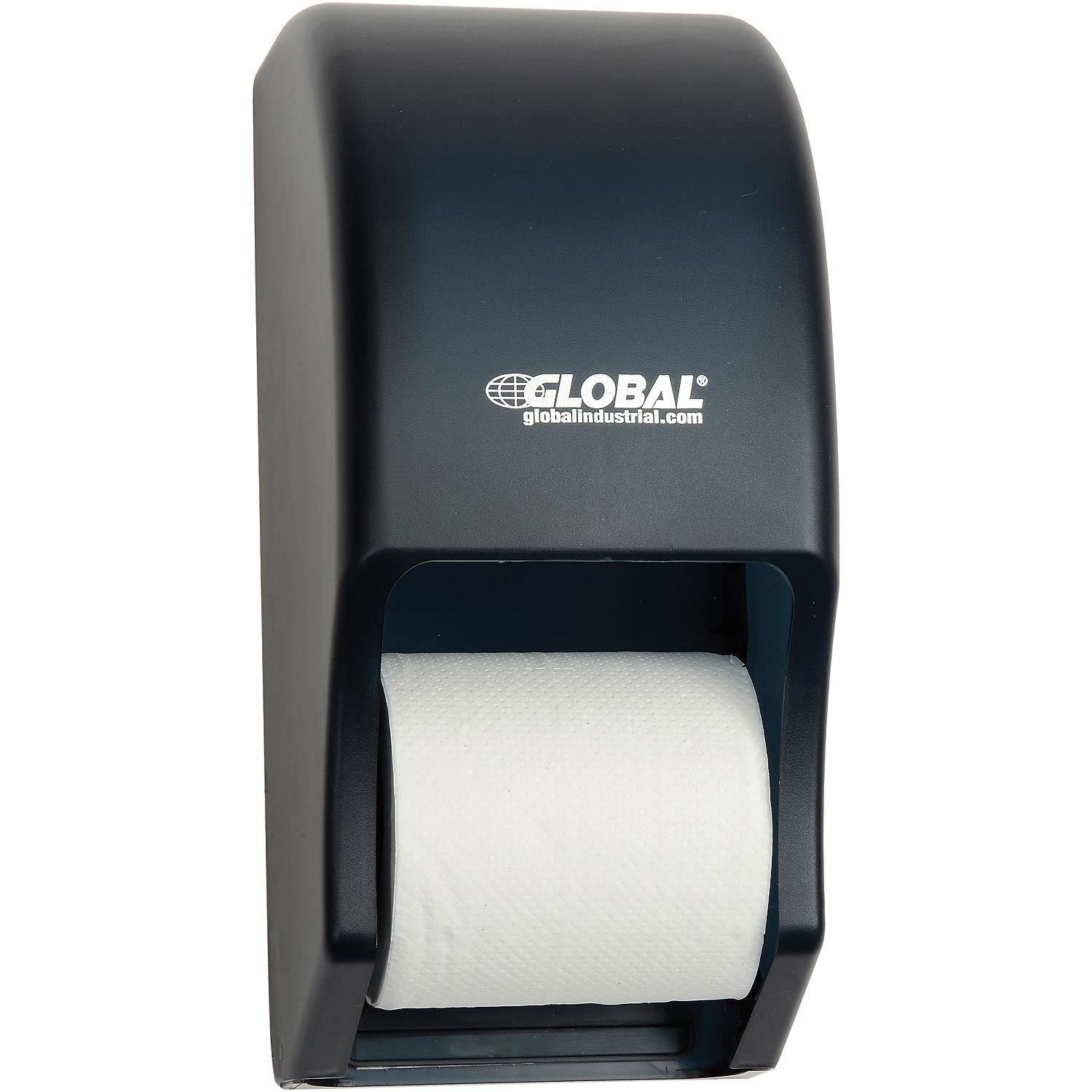 GEC 153; Plastic Standard Double Toilet Tissue Dispenser by Palmer Fixture – Plastic, Black, Model 640934