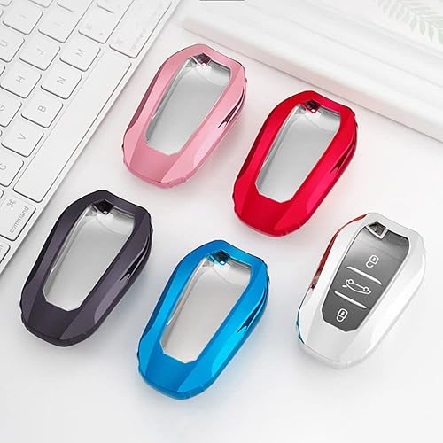 Miniatura 2 de ZYHYCH TPU Car Key Case CoverFit For Peugeot 2008 3008 5008 For Citroen C4 C6 C3-XR Picasso DS3 DS4 DS5 DS6silver 3
