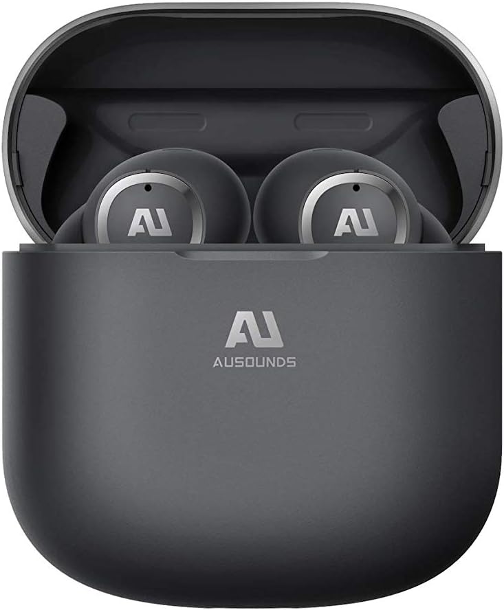 ausounds AU-Stream ANC True Wireless Bluetooth Noise Cancelling Earbuds, Black