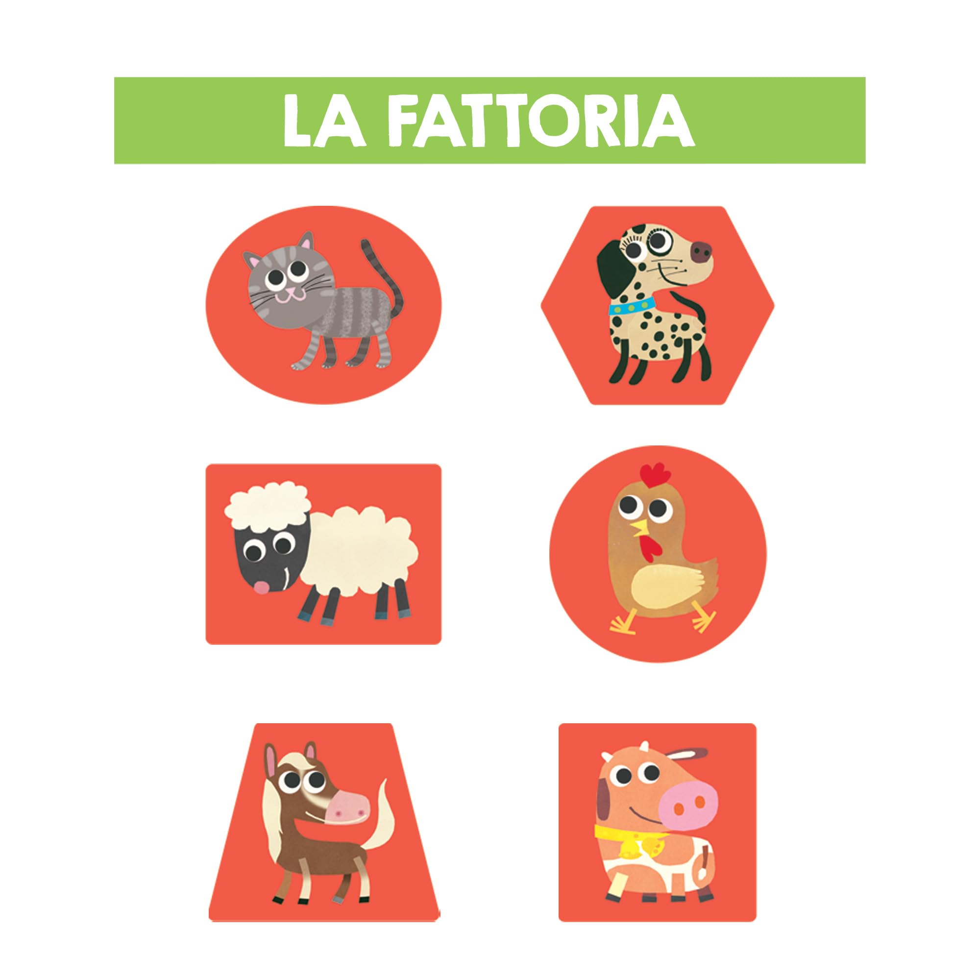 HEADU - Laboratorio Manine Attive Montessori - Con 24 Forme Tattili Degli Animali | Giochi Educativi 1 2 3 Anni, Gioco Montessori, Giochi Tattili Bambini, Regalo Bambino Piccolo, Regalo bambina 2 anni