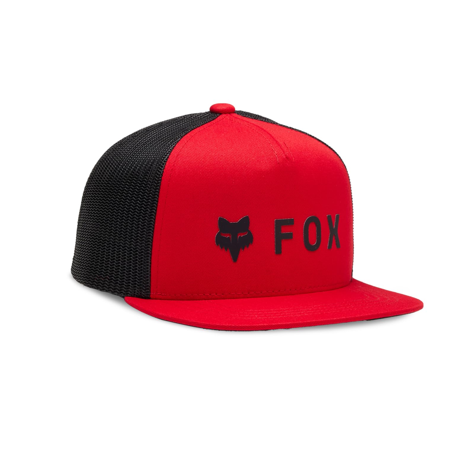 Fox Unisex Kids Red/Black Absolute Mesh Youth Snapback Cap