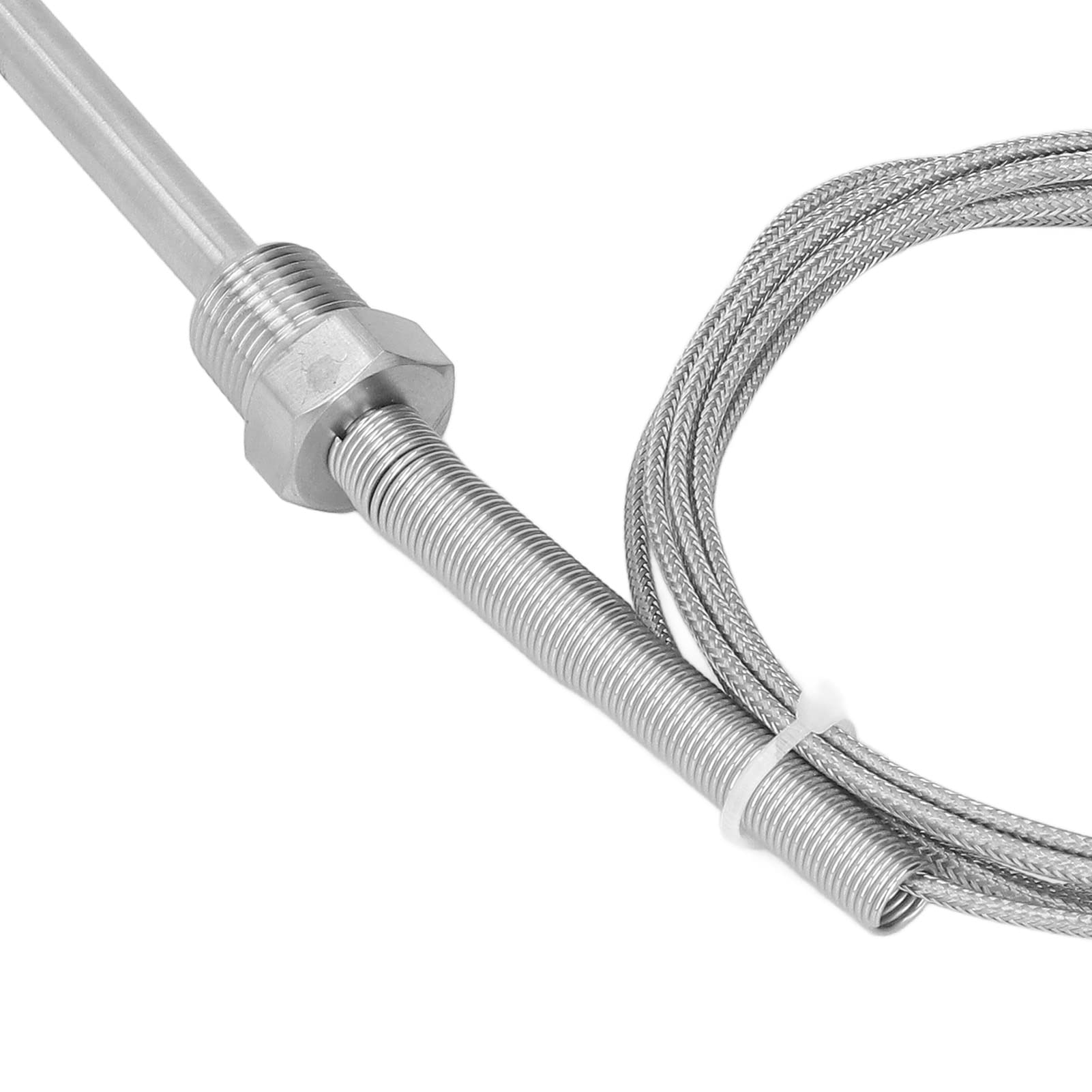 Thermocouple K Type 0?400? 3/8 NPT 8x100mm Stainless Steel Temperature Sensor Probe (2M)