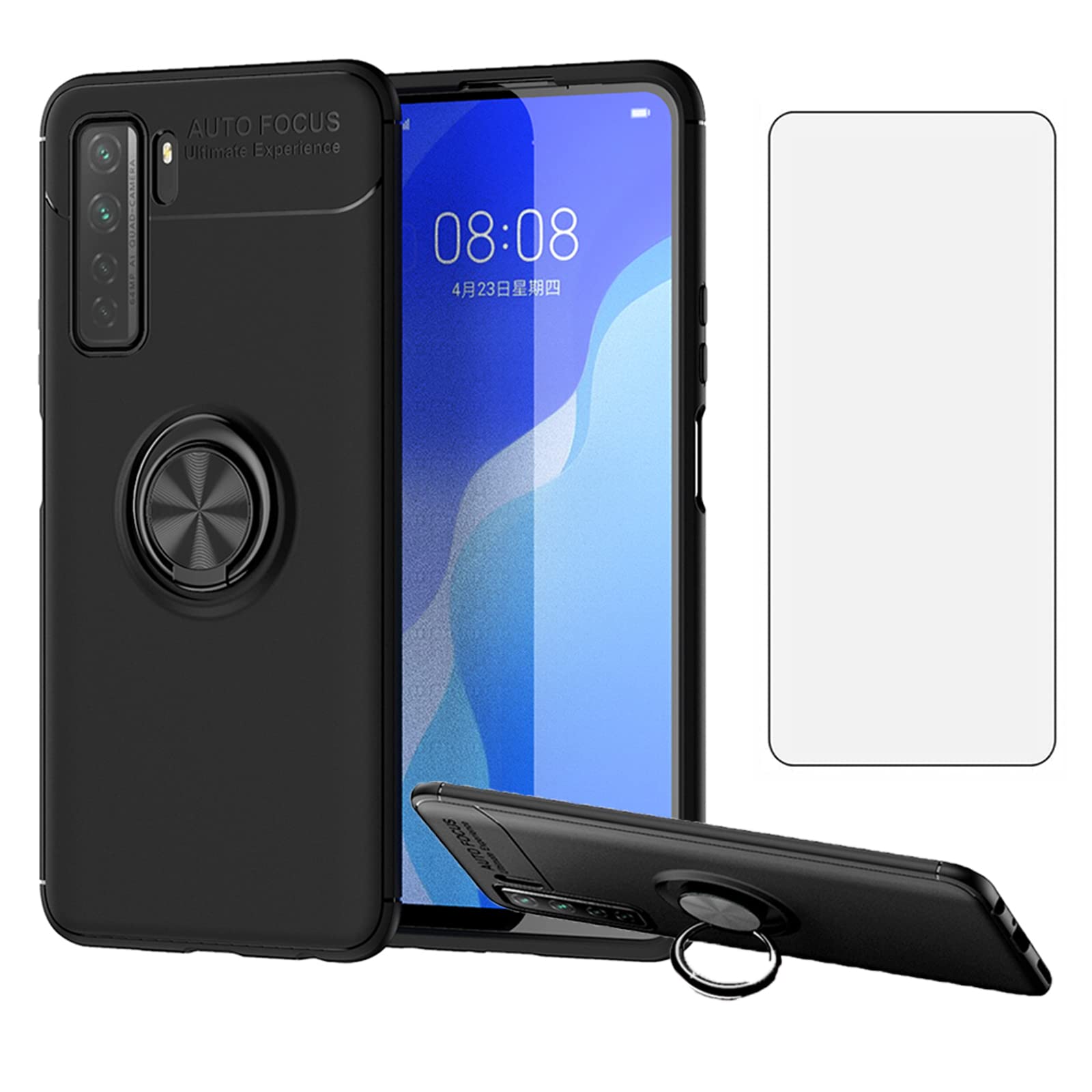 Asuwish Compatible con Huawei P40 Lite con protector de