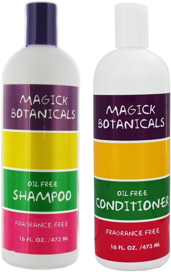 Magick BotanicalsOil Free and Fragrance Free Shampoo & Conditioner Bundle 16 oz Each