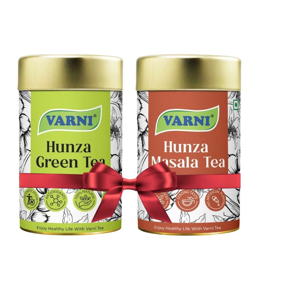 Varni Hunza Handmade 100% Natural Herbal Tea - An Energetic Drink For Good Health & Longevity | Healthy Tea | Builds Immunity | No Artificial Flavours - 50 Grams Jar Pack (Masala & Green) (B0BXHGKQVY) Amazon Price History, Amazon Price Tracker