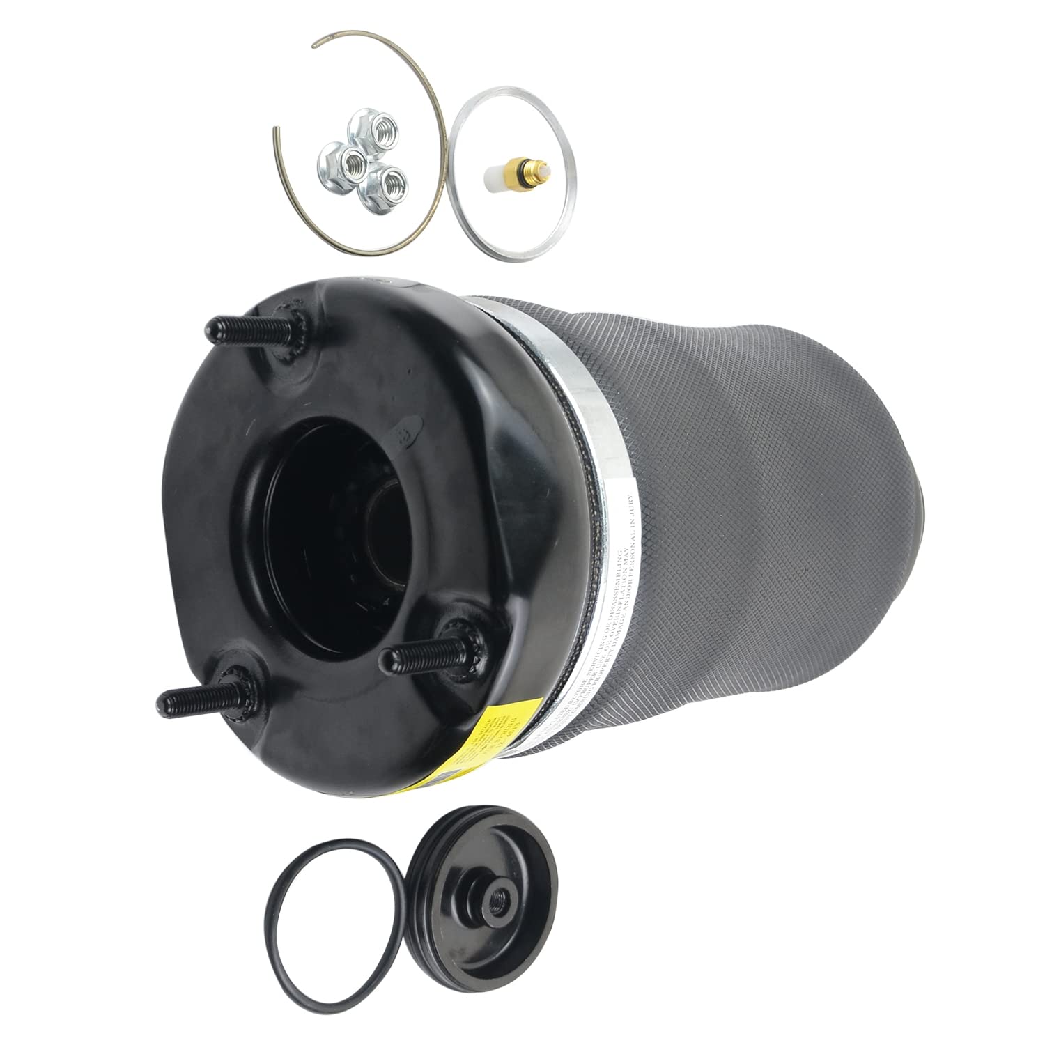 Bisenya Kit de réparation de ressort pneumatique avant (1 pièces) sans entretoise pour Classe GL X164 GL320 GL350 GL450 GL550 Classe M W164 ML350 ML450 ML500#1643204313 1643204513