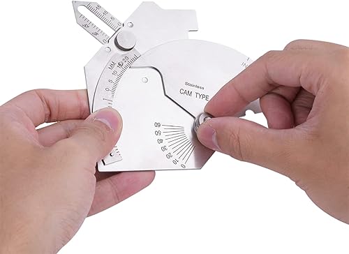 Miniatura 7 de Medidor de soldadura, Puente de leva de prueba de calibre de inspección de soldadura cubular, Medidor de soldadura de foso de tubería de alta