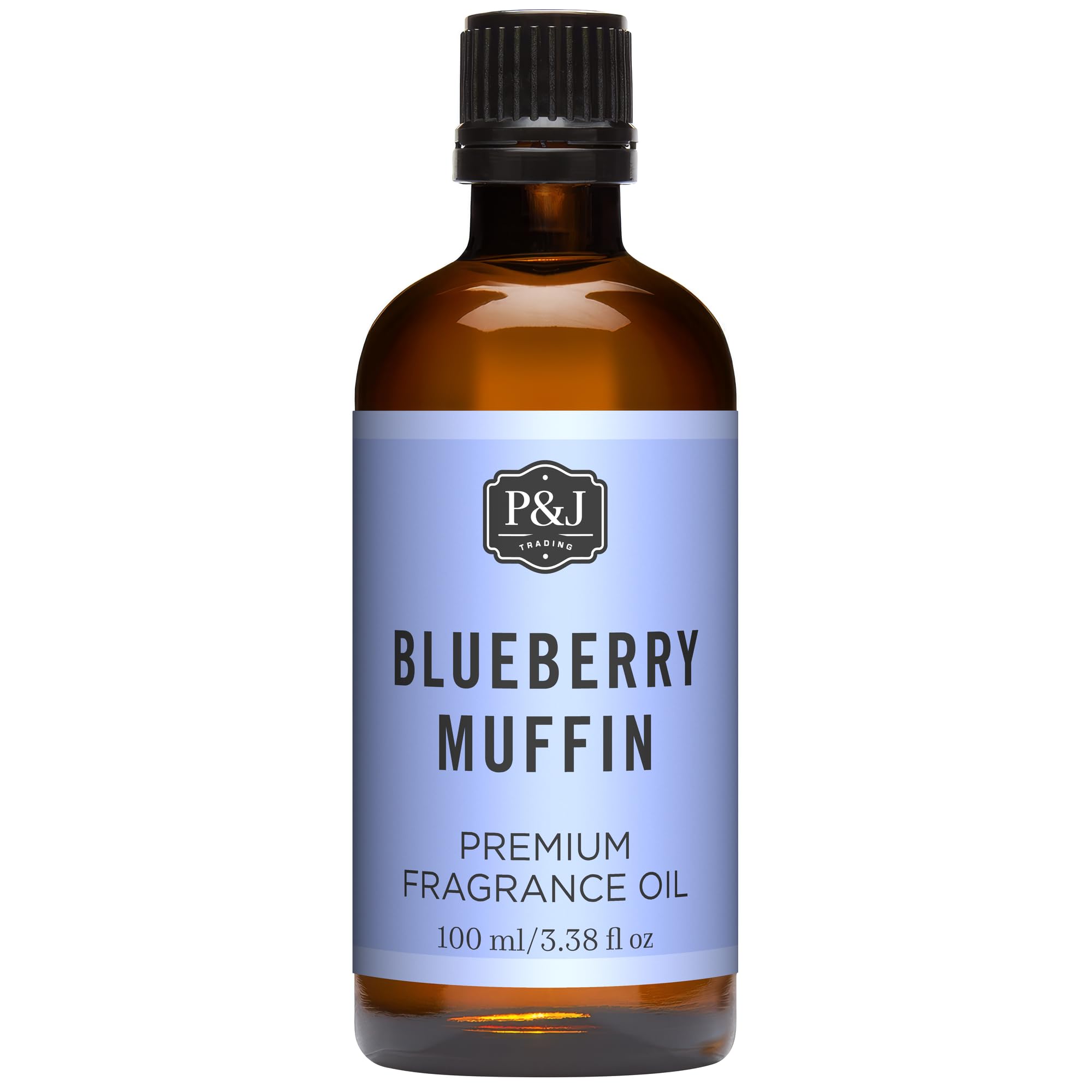 P&amp;J Trading Fragrance | Blueberry Muffin Oil 100ml - Candle Scents for Candle Making, Freshie Scent, Soap Making Supplies, Diffuser Oil Scents