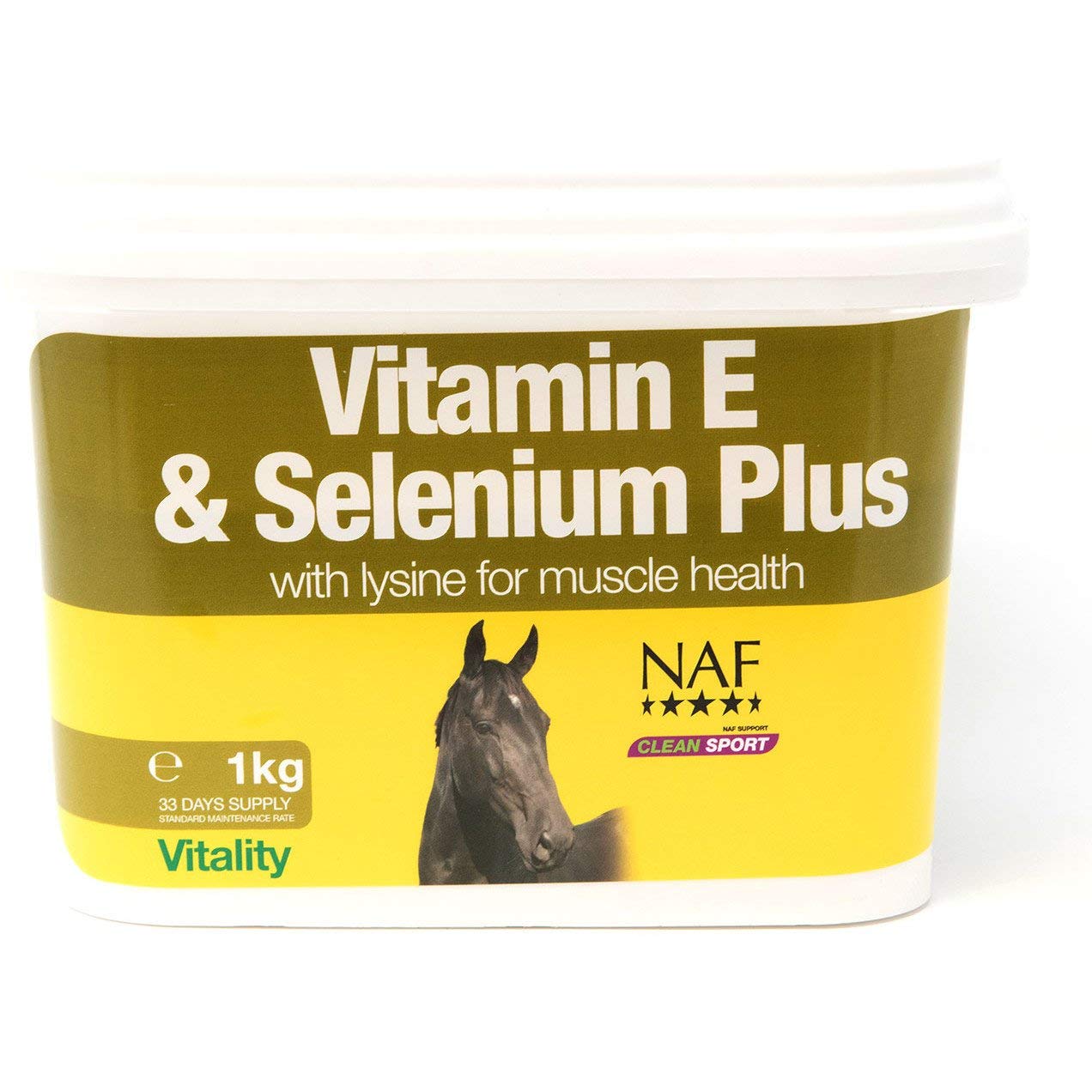 Natural Animal Feeds Naf Vitamin E, Selenium and Lysine 3kg - Clear, 3Kg