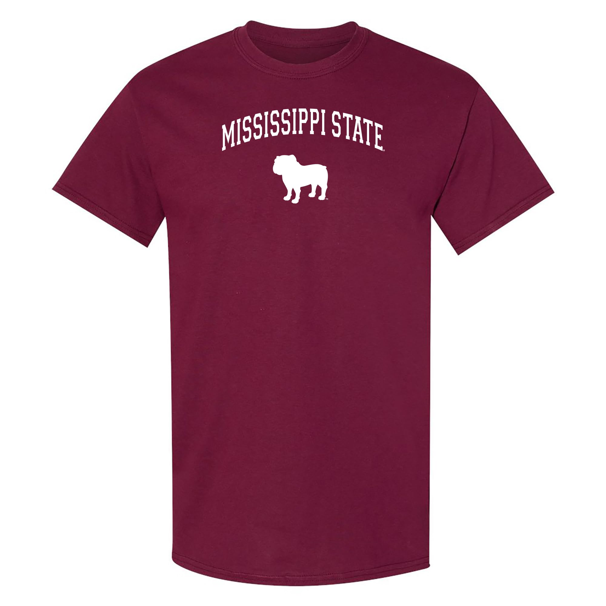 NCAA Arch Logo - NCAA Sports Team Color T Shirt, Mississippi State Bulldogs Maroon, XL — image 1