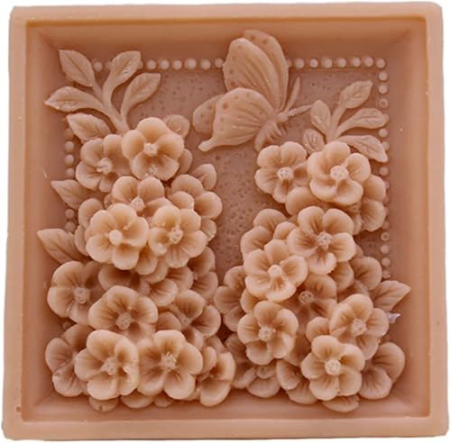 Miniatura 8 de Moldes de jabón de silicona para hacer jabón, moldes para manualidades, moldes de resina, flores 3D (11500)