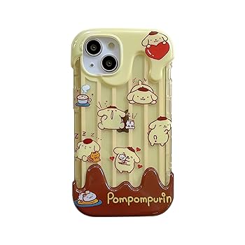 Amazon.co.jp: iphone13ケース ポムポムプリン 3D アイス