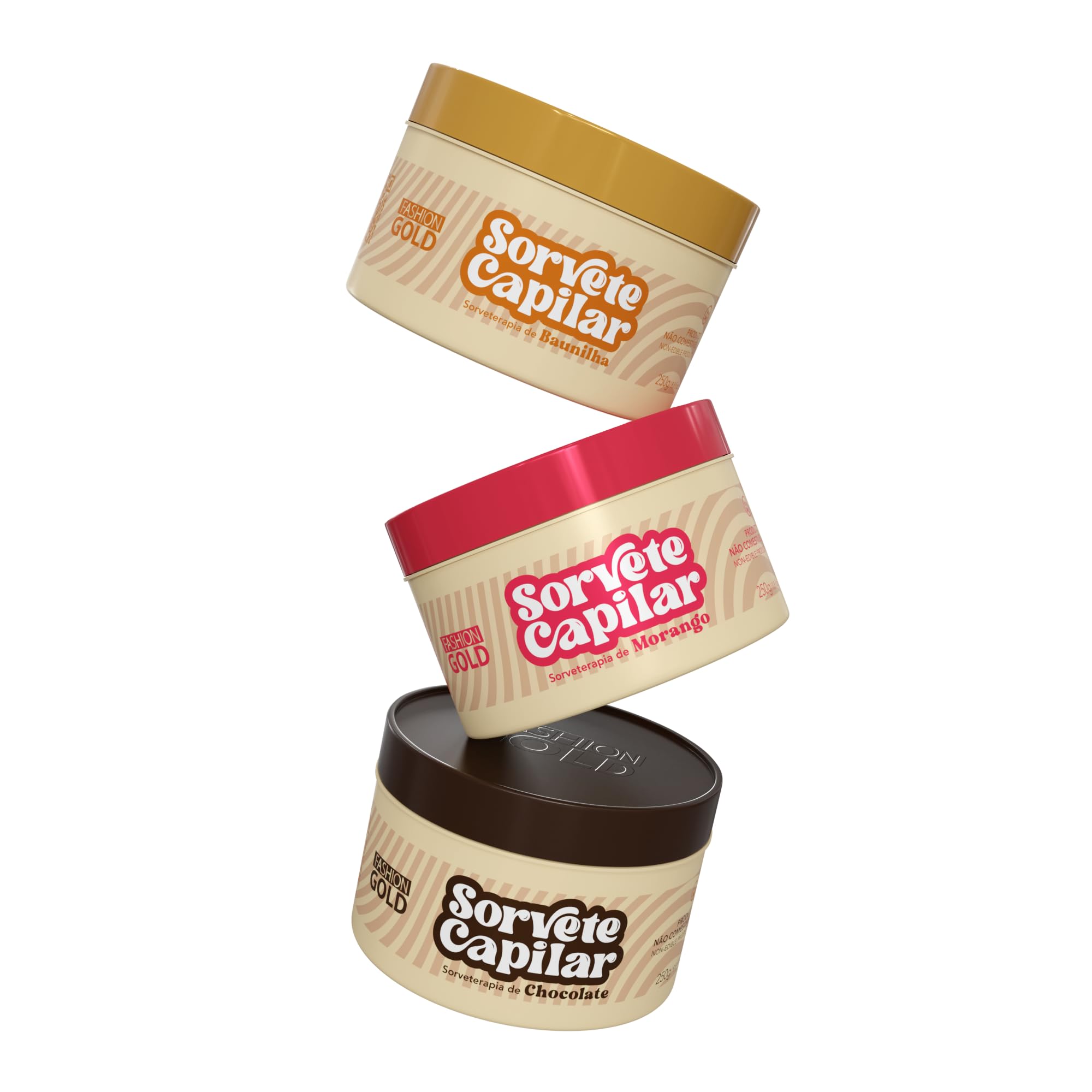 Amazon.com: Kit HAIR SORBET - Vanilla, Chocolate and Strawberry