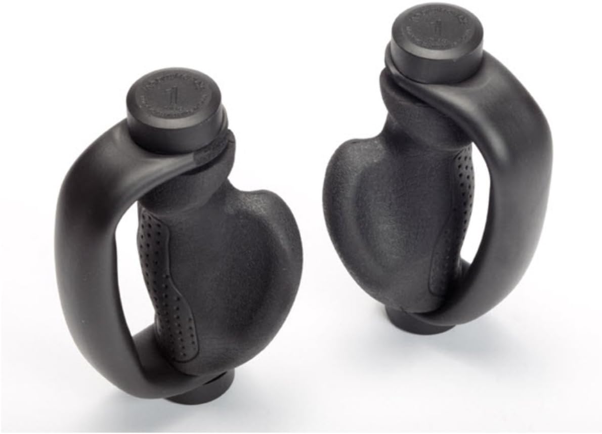 Heavy Hands Ergonomic Grips Set of Two - Portable and Comfortable Handles for Effective Home Gym Exercise -Ideal Pair for Fitness & Healthier Lifestyle